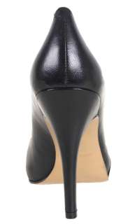 Nine West Womens Shoes Quircky Black Heels Leather  