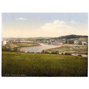  Photochrom Reprint of Wadebridge from south, Cornwall 