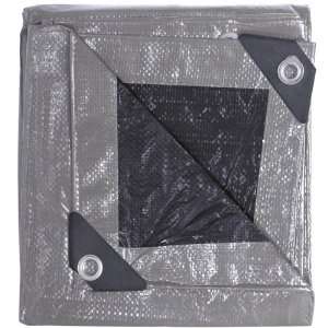  Weathermaster Heavy Duty Black & Silver Sunshield Tarp, 20 