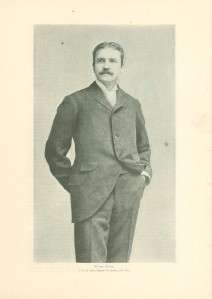1897 Print Actor William Gillette  