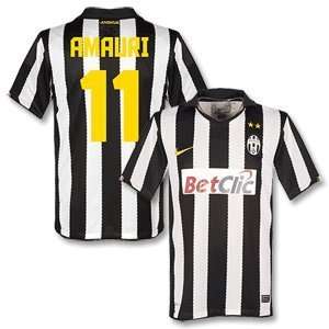   10 11 Juventus Home Jersey + Amauri 11 (Fan Style)