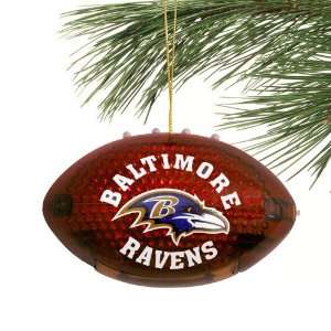   Ravens Acrylic Light Up Football 4 Ornament