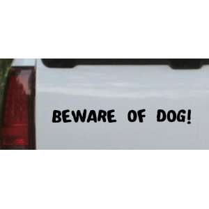  BEWARE OF DOG Decal Animals Car Window Wall Laptop Decal 