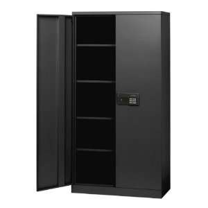  Sandusky Keyless Steel Cabinet (Black) (78 H x 48 W x 24 