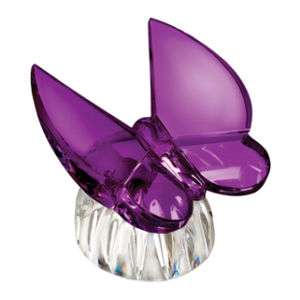 Waterford Amethyst Purple Butterfly Collectible  