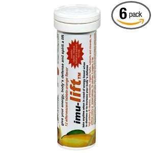 Energit Imu Lift Dietary Supplement, Effervescent, Orange , 12 tablets 