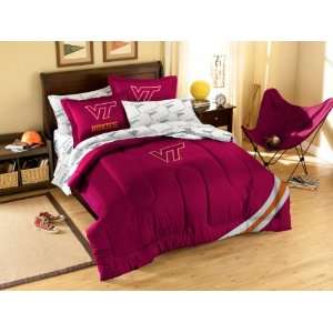  Virginia Tech College Full Bed in a Bag Set