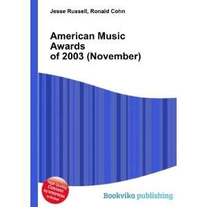 American Music Awards of 2003 (November) Ronald Cohn Jesse Russell 