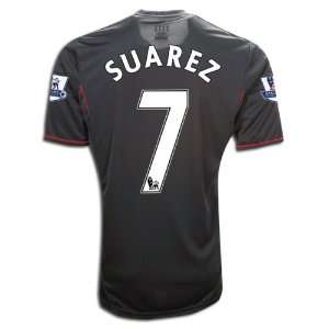 adidas #7 SUAREZ Liverpool Away 2011 12 Soccer Jersey (US Size S 