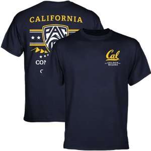  Cal Bears Pac 12 Conference Of Champions T Shirt   Navy 