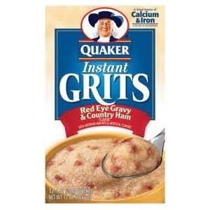 Quaker Instant Grits Red Eye Gravy & Country Ham Flavor 12 Servings