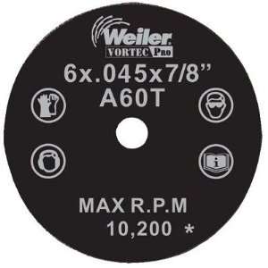 Weiler   Vortec Pro Type 1 Thin Cutting Wheels 5X1/16 Cut Off Wheel 