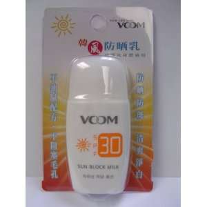  Voom Sun Block Milk SPF30   35ml Beauty