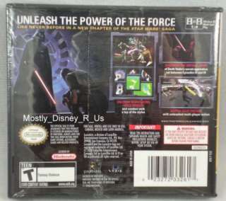New Nintendo DS Star Wars The Forse Unleashed Game 023272332617  