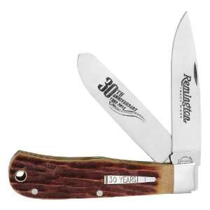 Remington 2 Blade Trapper R1123 30th Anniversary Bullet Knife  