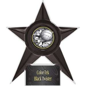 Volleyball Stellar Ice 7 Trophy BLACK STAR/BLACK TWISTER PLATE   BUST 