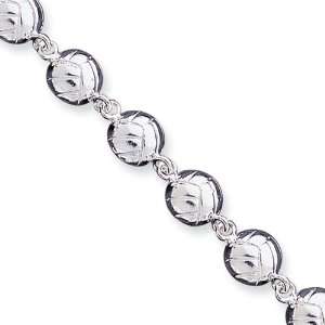  Sterling Silver Volleyballs Bracelet Jewelry