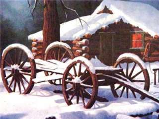 WINTER WARMTH WESTERN LITHOGRAPH NORBERTO REYES S/N  
