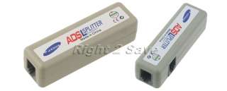 RJ11 ADSL Modem Broadband Phone Line Filter Splitter  