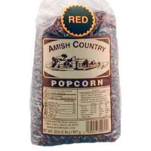 Red Amish Country Popcorn, 2 lb Bag Grocery & Gourmet Food