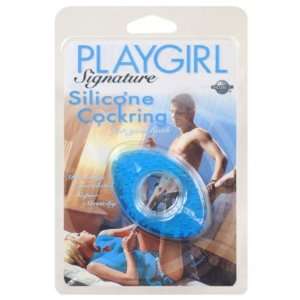  Playgirl Silicone Cockring Blue