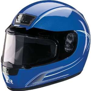 Z1R Phantom Warrior Multi Adult Snow Racing Snowmobile Helmet   Blue 