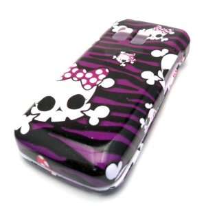  Samsung R451c Purple Baby Emo Punk Skull Design Skin Cover 