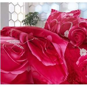 Bedding cotton is covered 4 times small jacquard dream wedding package 