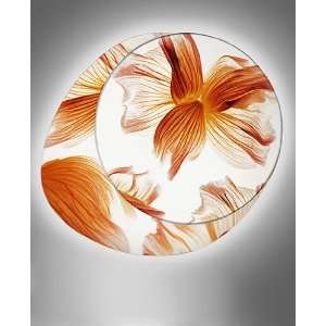 Wagashi ceiling light   orange, large incandescent, 110   125V (for 