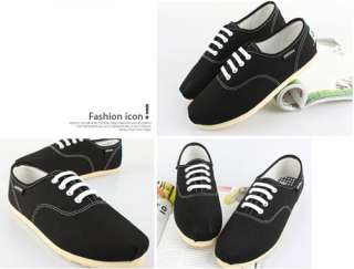 New WOMANS Soave Canvas Paperplanes Shoes Black  