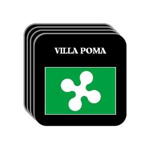 Italy Region, Lombardy   VILLA POMA Set of 4 Mini Mousepad Coasters