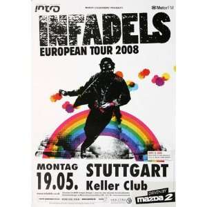  Infadels   European Dates 2008   CONCERT   POSTER from 