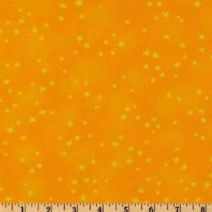  44 Wide Laurel Burch Basics Star Orange Fabric By The 