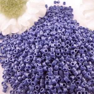  Miyuki delica seed beads 11/0 matte op cobalt luster 8g 