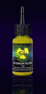 USA Nuclear UV Tattoo Ink Afterglow Yellow Ultra Violet 1oz  