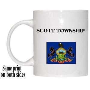   US State Flag   SCOTT TOWNSHIP, Pennsylvania (PA) Mug 
