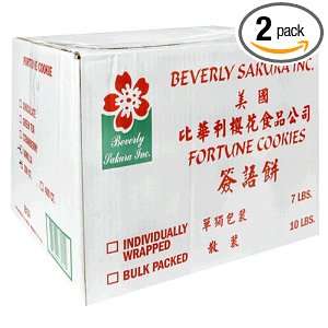 Beverly Sakura Fortune Cookies, 350 Count Individually Wrapped Cookies 