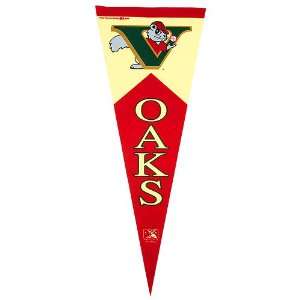  Visalia Oaks Red and Yellow Pennant