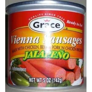 Grace Spicy Chicken Sausage 5 oz  Grocery & Gourmet Food