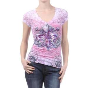  graphic print Sequined Sublimation Womans Top S#1201 