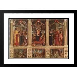  Mantegna, Andrea 38x28 Framed and Double Matted Altarpiece 
