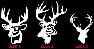 Deer Head / Hunter Hunting   Vinyl Decal Sticker ~}  
