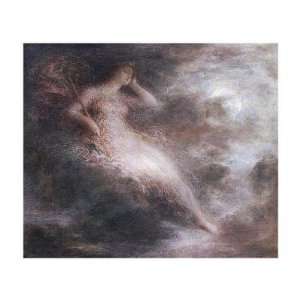  The Queen of The Night by Henri Fantin Latour. Size 22.01 
