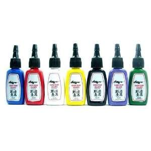  Hot Quality Tattoo Ink 7 Popular Color (1/2 oz)  