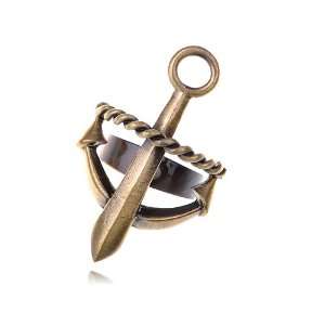   Anchor Sailor Boat Nautical Vintage Inspired Adjustable Ring Jewelry