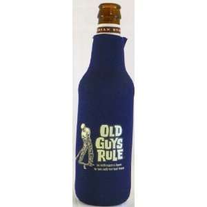  Old Guys Rule, GOLF SWING Bottle Koozie Automotive