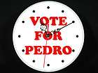 Clock 0950 Vote For Pedro Napoleon Dynamite Wall Clock New