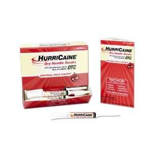  HurriCaine Topical Anesthetic Dry Handle Swabs   Box of 50 