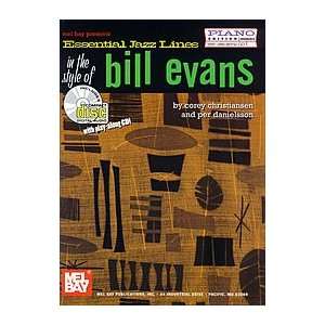   Lines in the Style of Bill Evans for Piano Book/CD Set Electronics