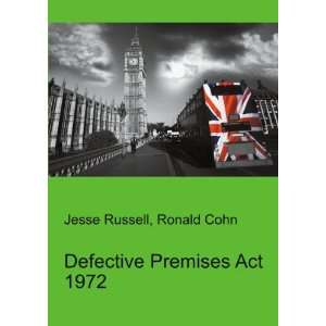  Defective Premises Act 1972 Ronald Cohn Jesse Russell 